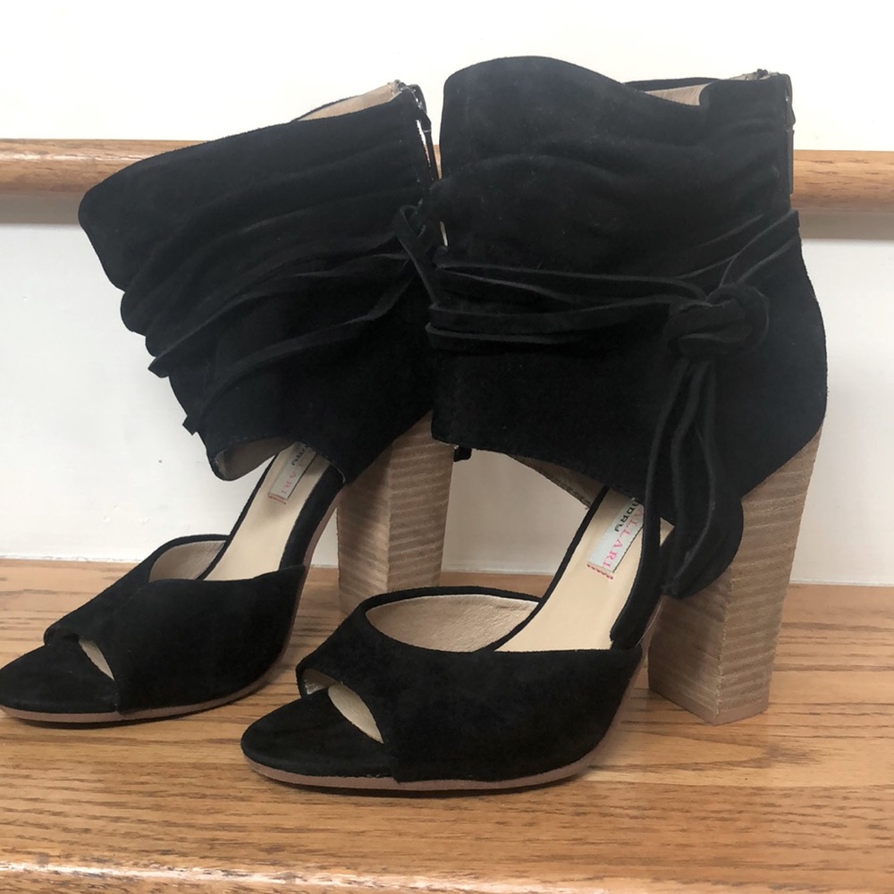 Black Suede heels
